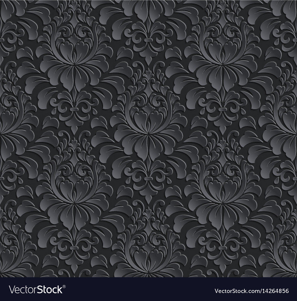 Damask seamless pattern background elegant luxury