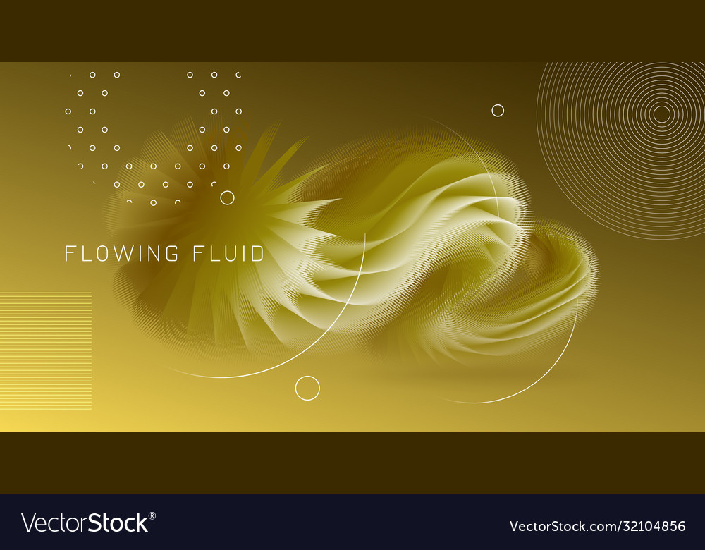 Gold gradient background 3d dynamic motion vector image Gold gradient background 3d dynamic motion