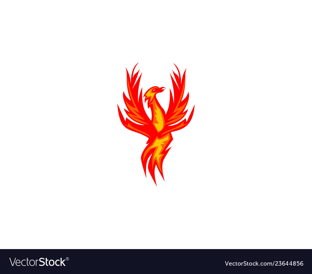 Phoenix logo design template