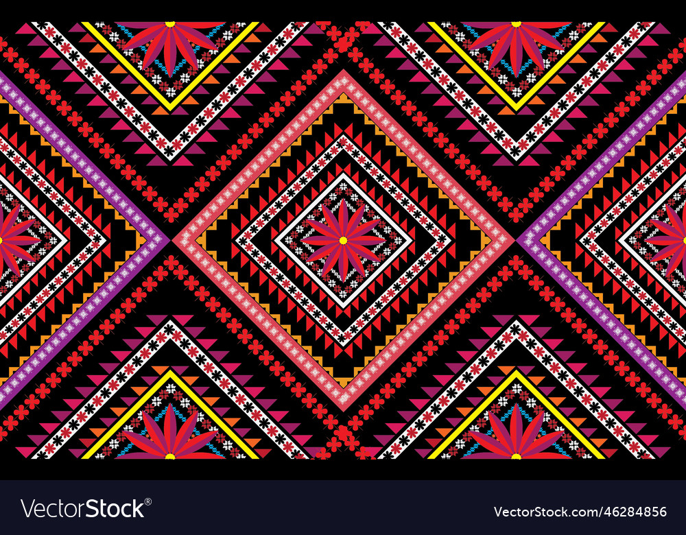 Tribal striped seamless pattern aztec geometric