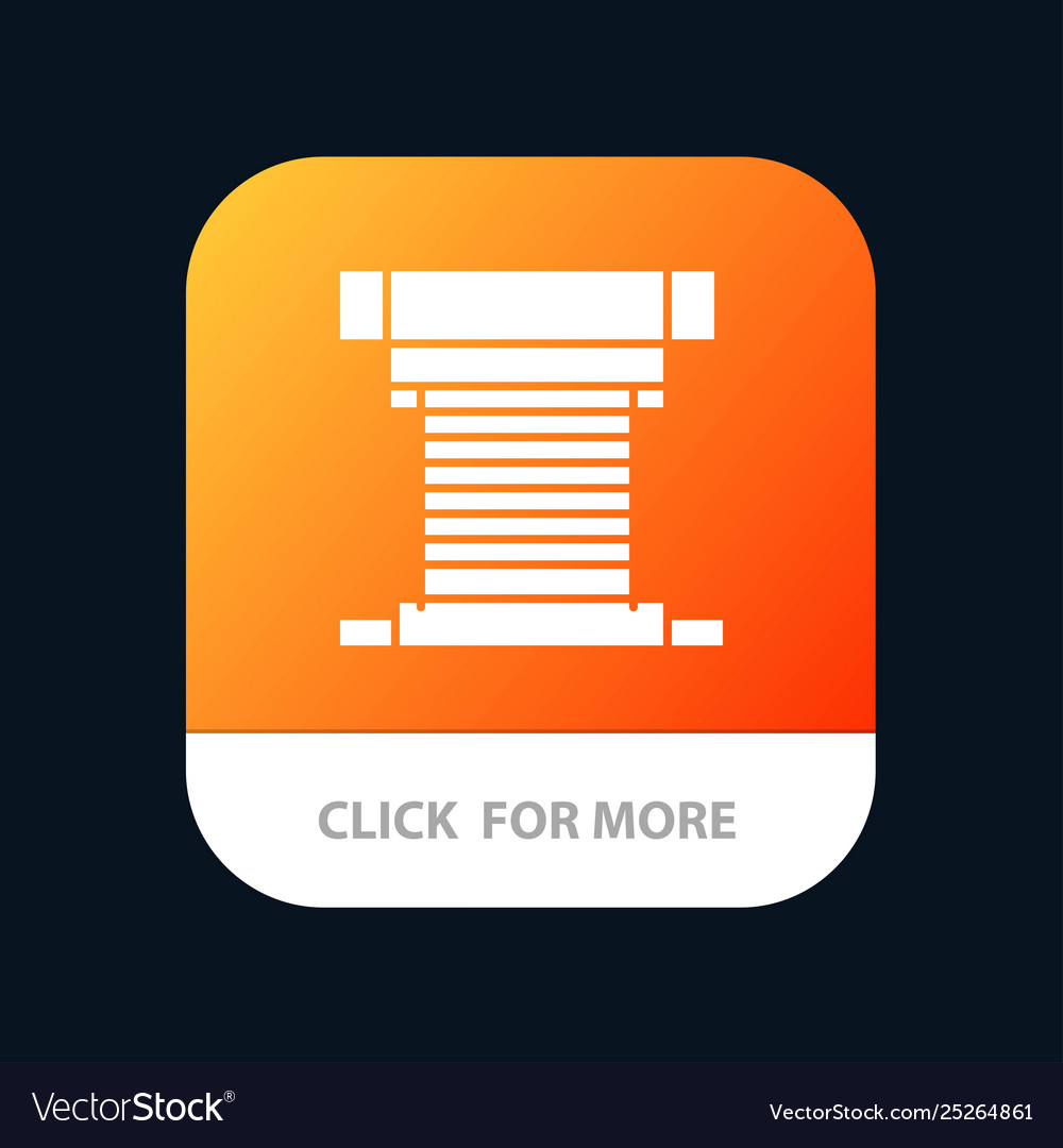 Computer cooler cooling cpu fan mobile app button vector image Computer cooler cooling cpu fan mobile app button