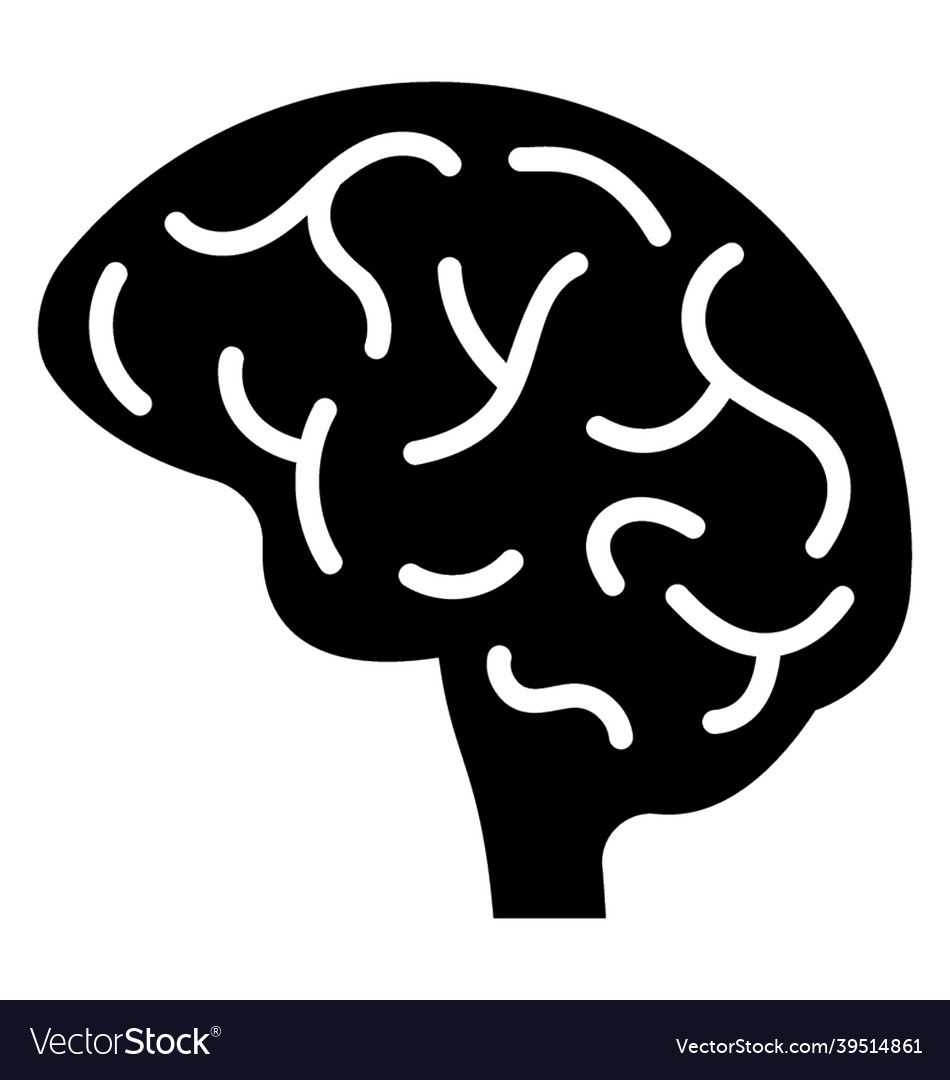 Human brain Royalty Free Vector Image - VectorStock