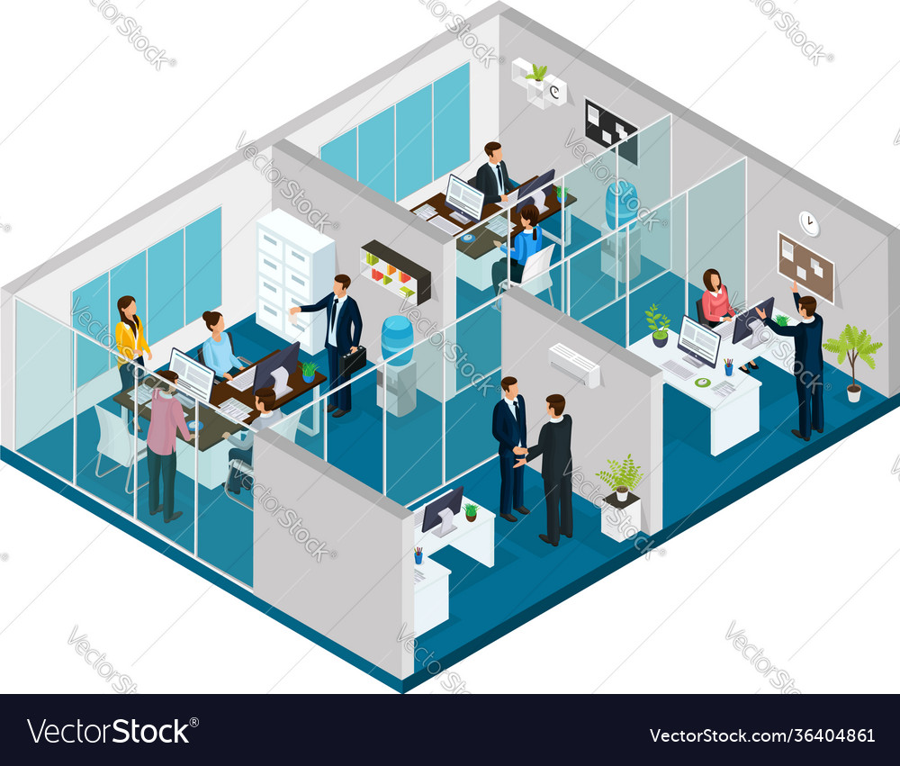 Isometric law firm concept