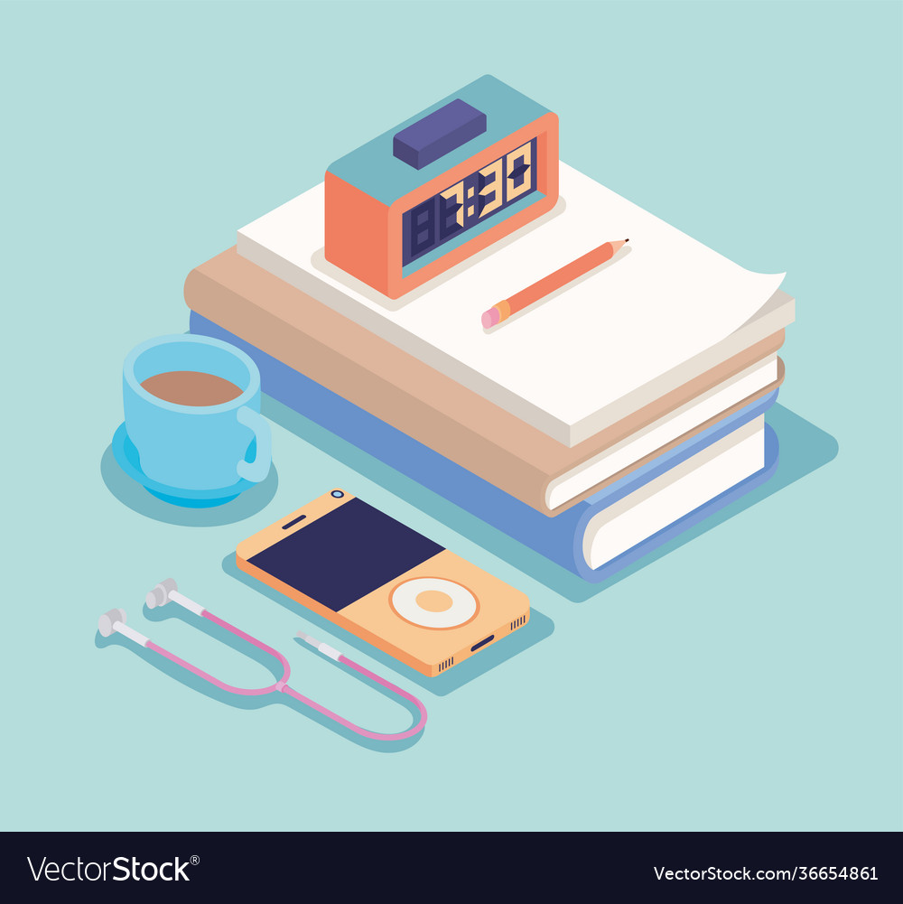 Isometric workplace icons