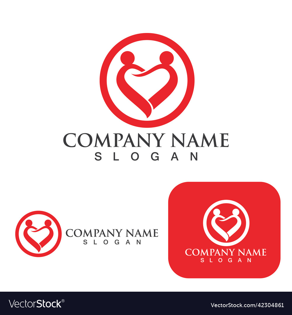 Love Logo Icon Design Template Royalty Free Vector Image 8676