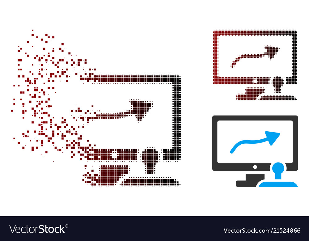 Destructed pixel halftone path control Monitor