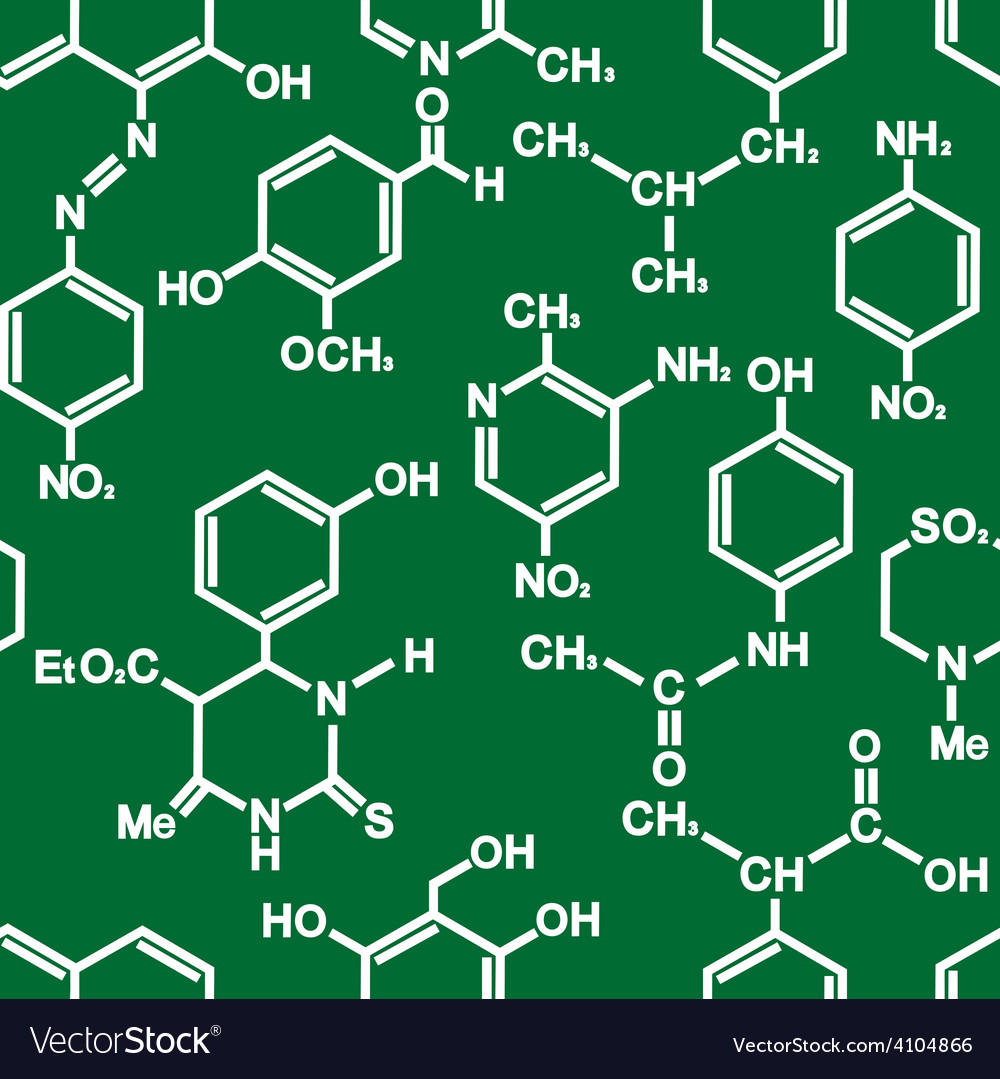 Organic chemistry structural formula pattern