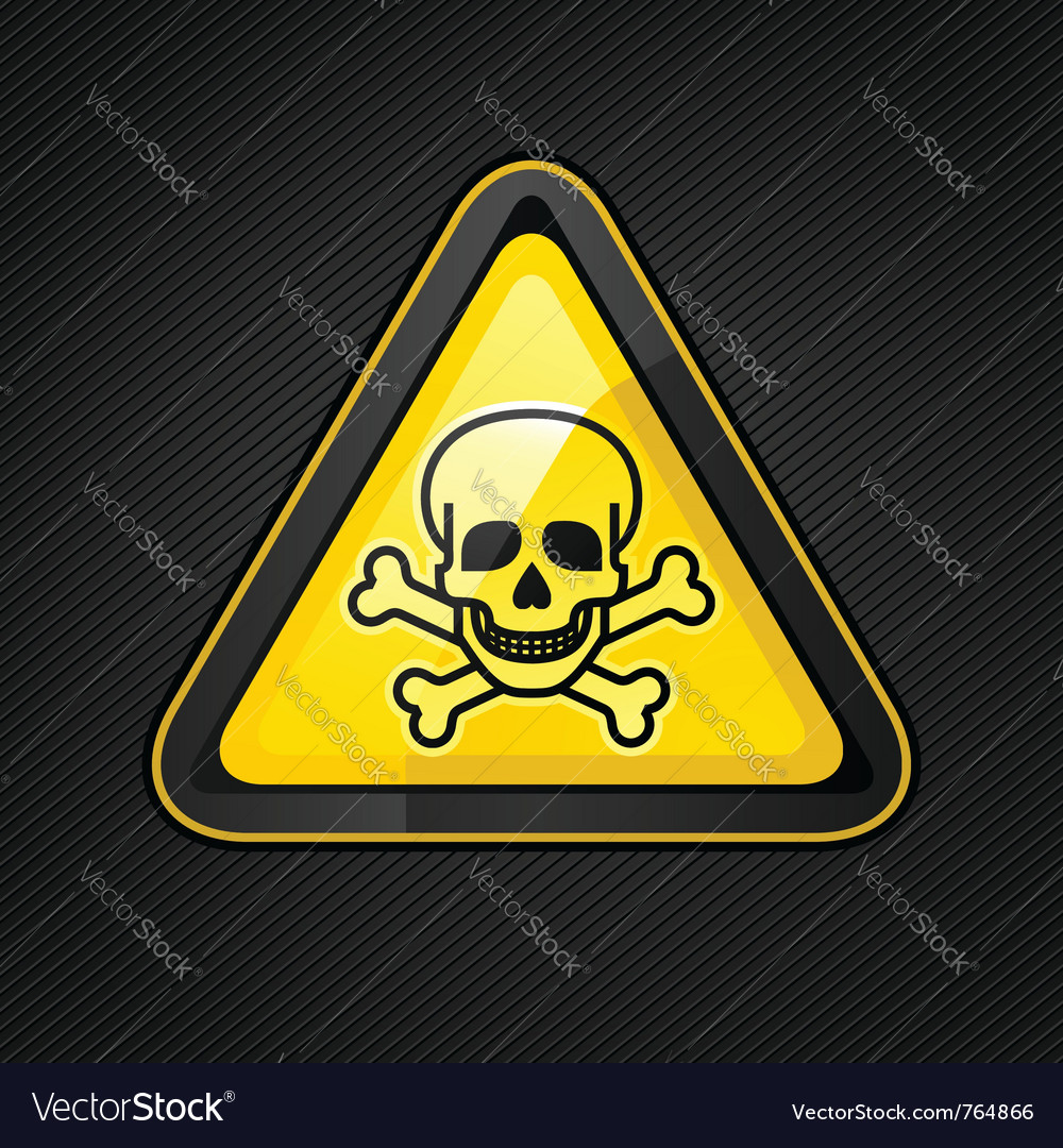 toxic sign Stock Vector