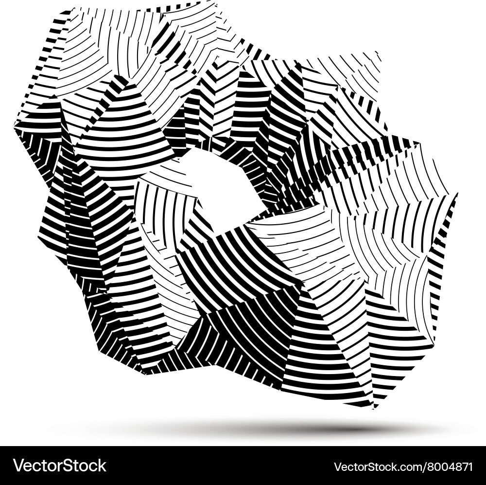 Contemporary technology black and white stylish Vector Image