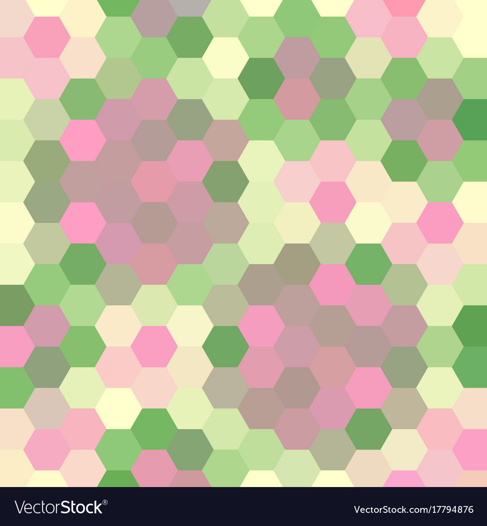 Abstract colorful background of hexagons