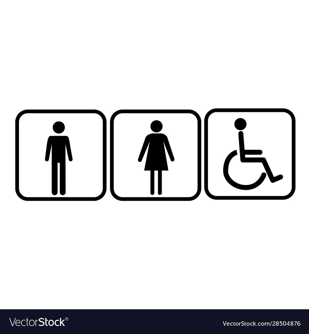 Gender signs toilet