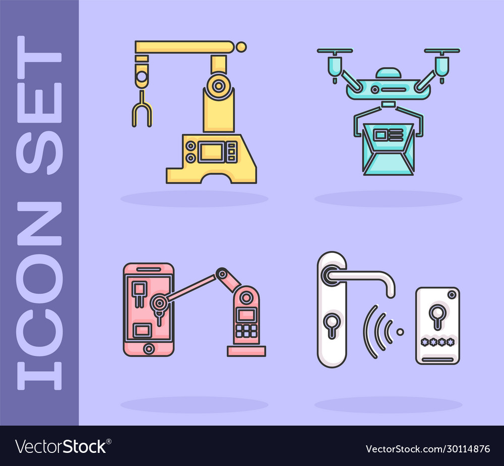 Set digital door lock with wireless technology