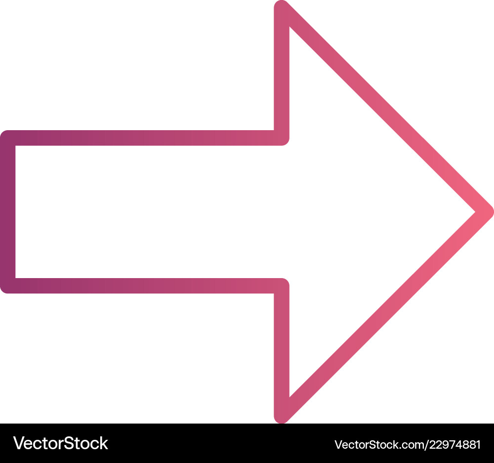 Right icon Royalty Free Vector Image - VectorStock