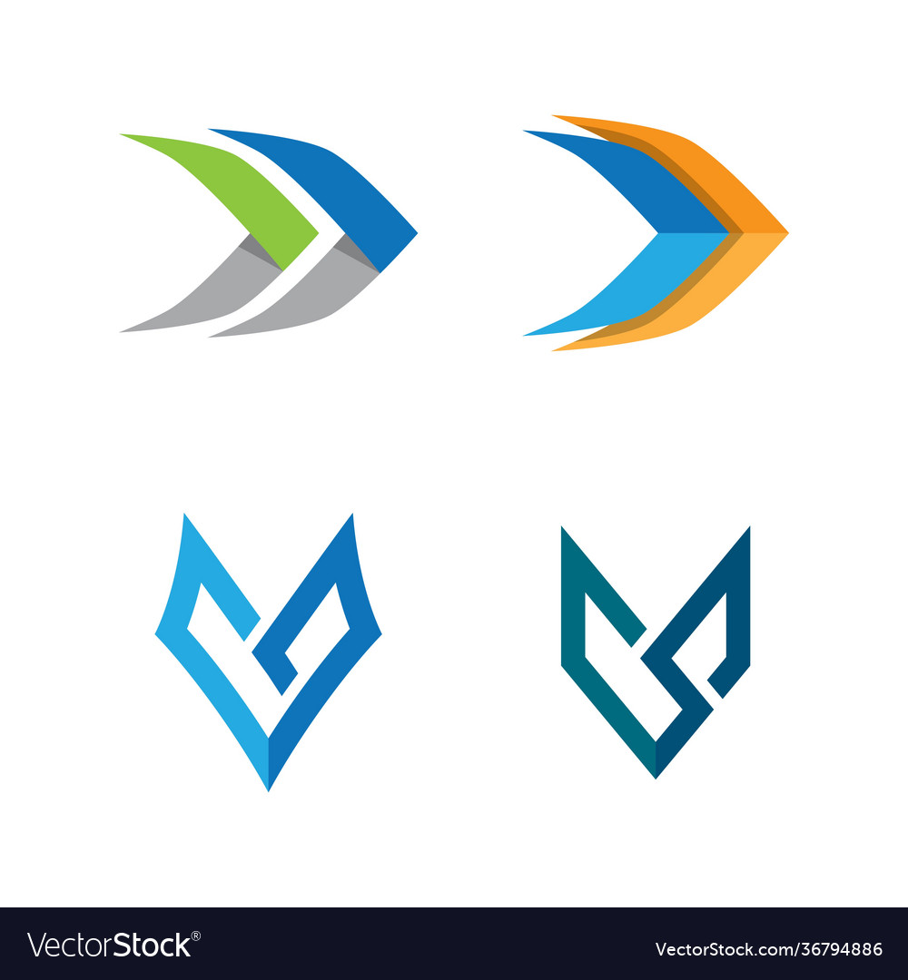 Arrow logo images Royalty Free Vector Image - VectorStock