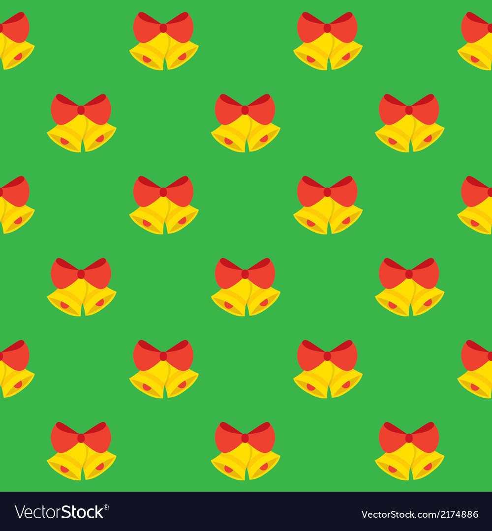 Christmas Bells Seamless Pattern