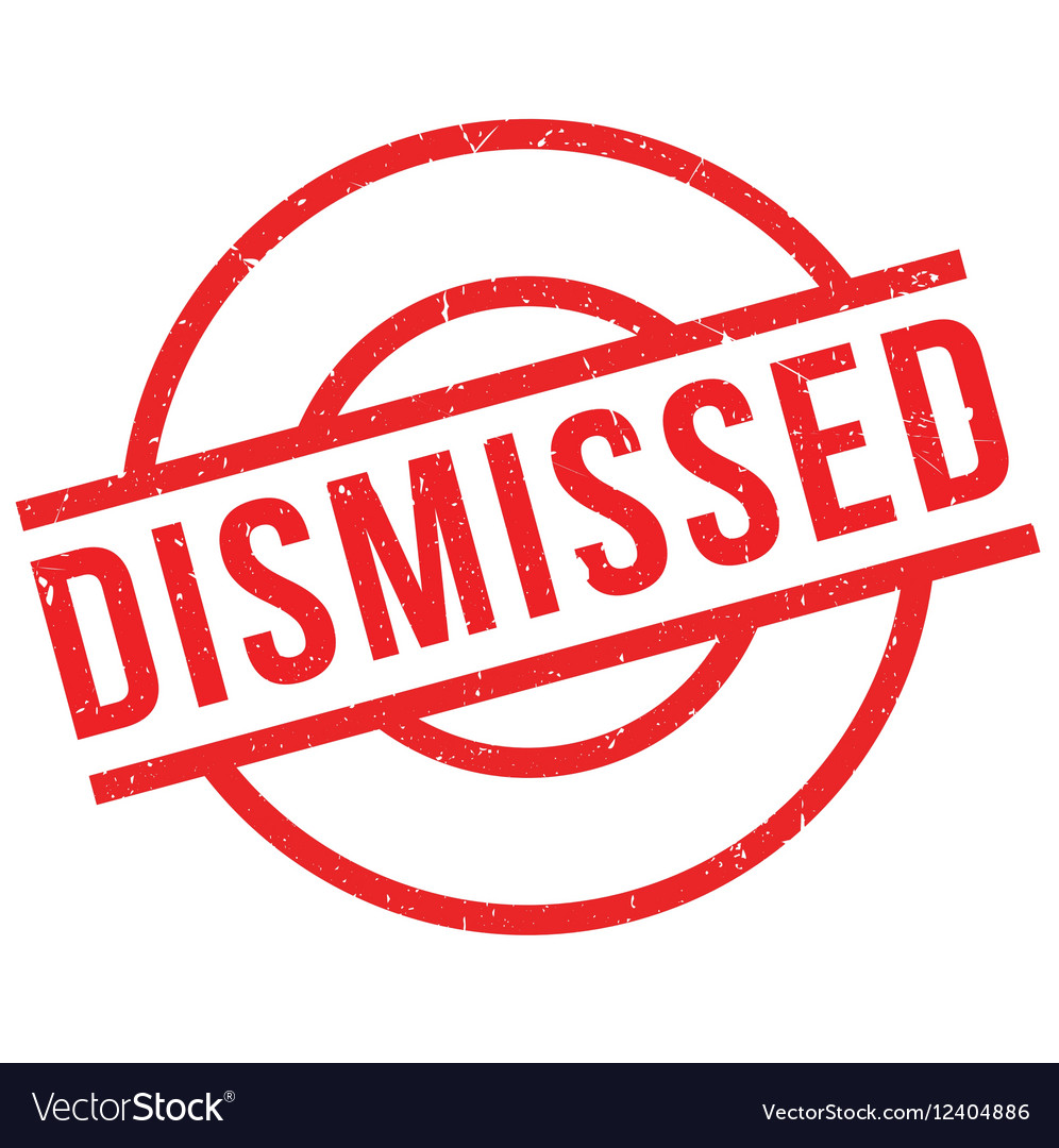 Dismissed you message Royalty Free Vector Image