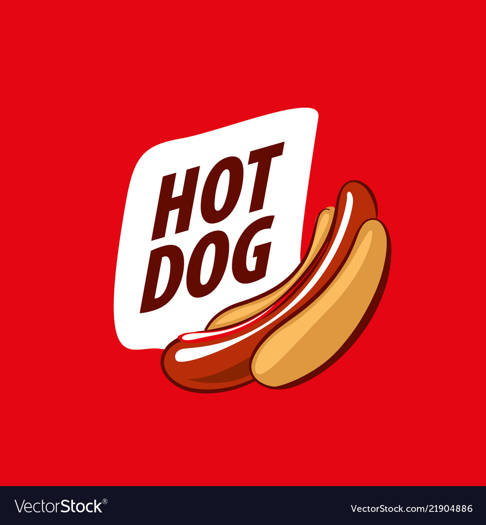 Logo hot dog Royalty Free Vector Image - VectorStock