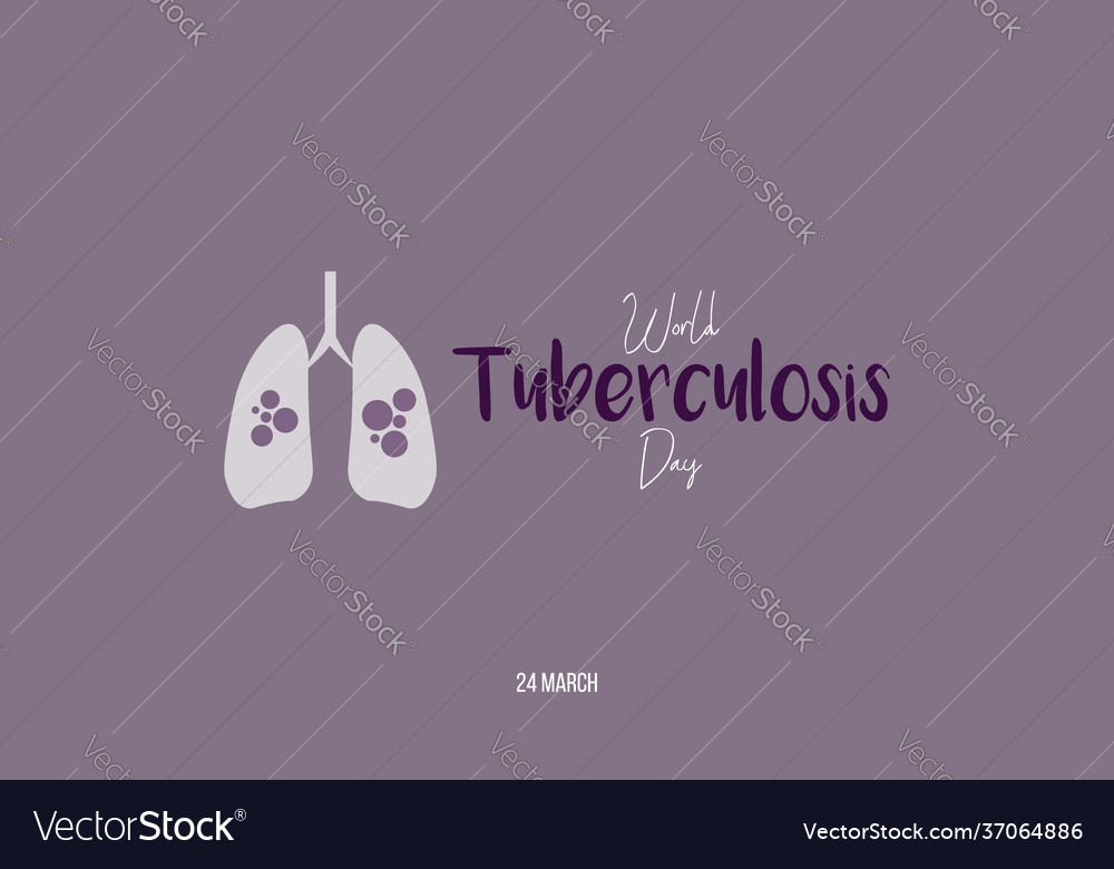 Lungs world tuberculosis day concept