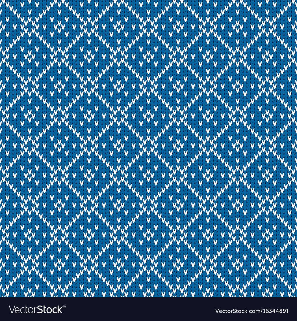 Abstract pattern with seamless knitted texture