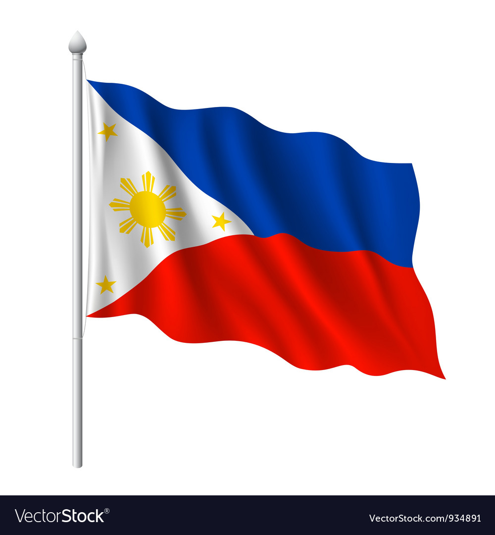 Download Flag of Philippines Royalty Free Vector Image - VectorStock