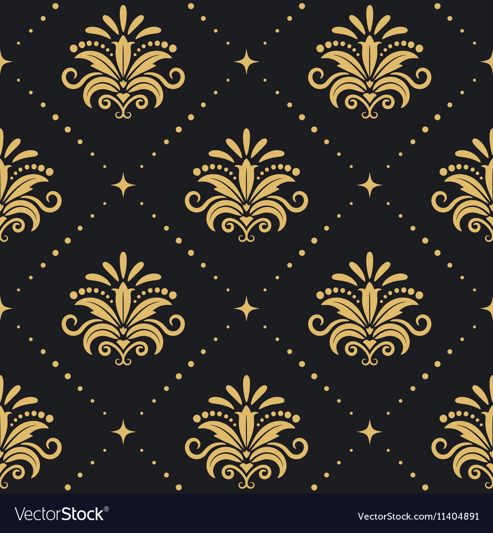 Floral royal background Royalty Free Vector Image