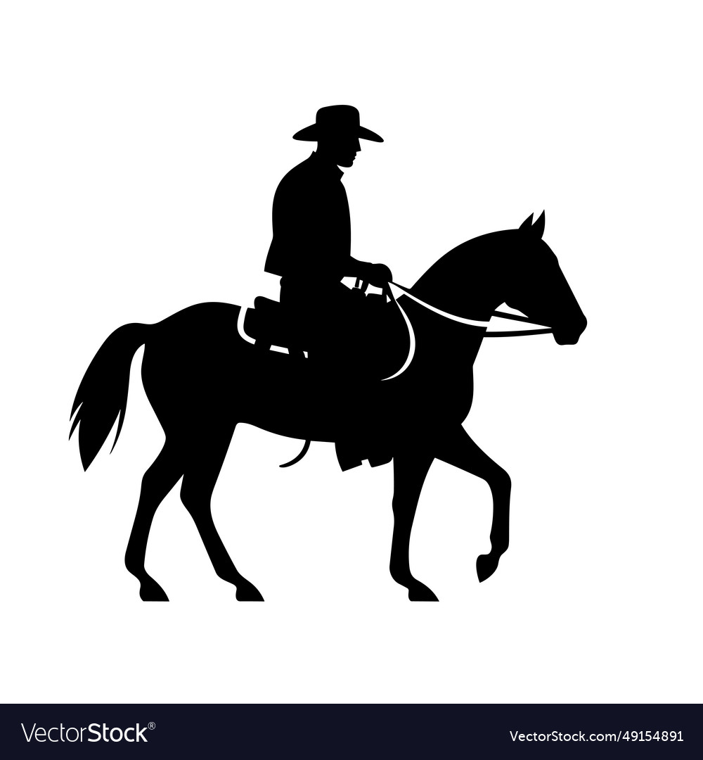 Horsemen black icon on white background horsemen Vector Image