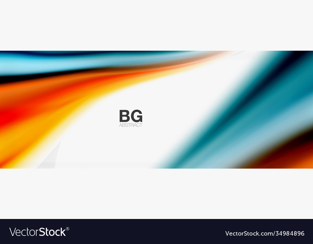 Abstract background smooth flowing lines blurred vector image Abstract background smooth flowing lines blurred