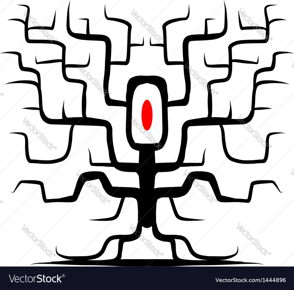 Tree trunk isolated for your design