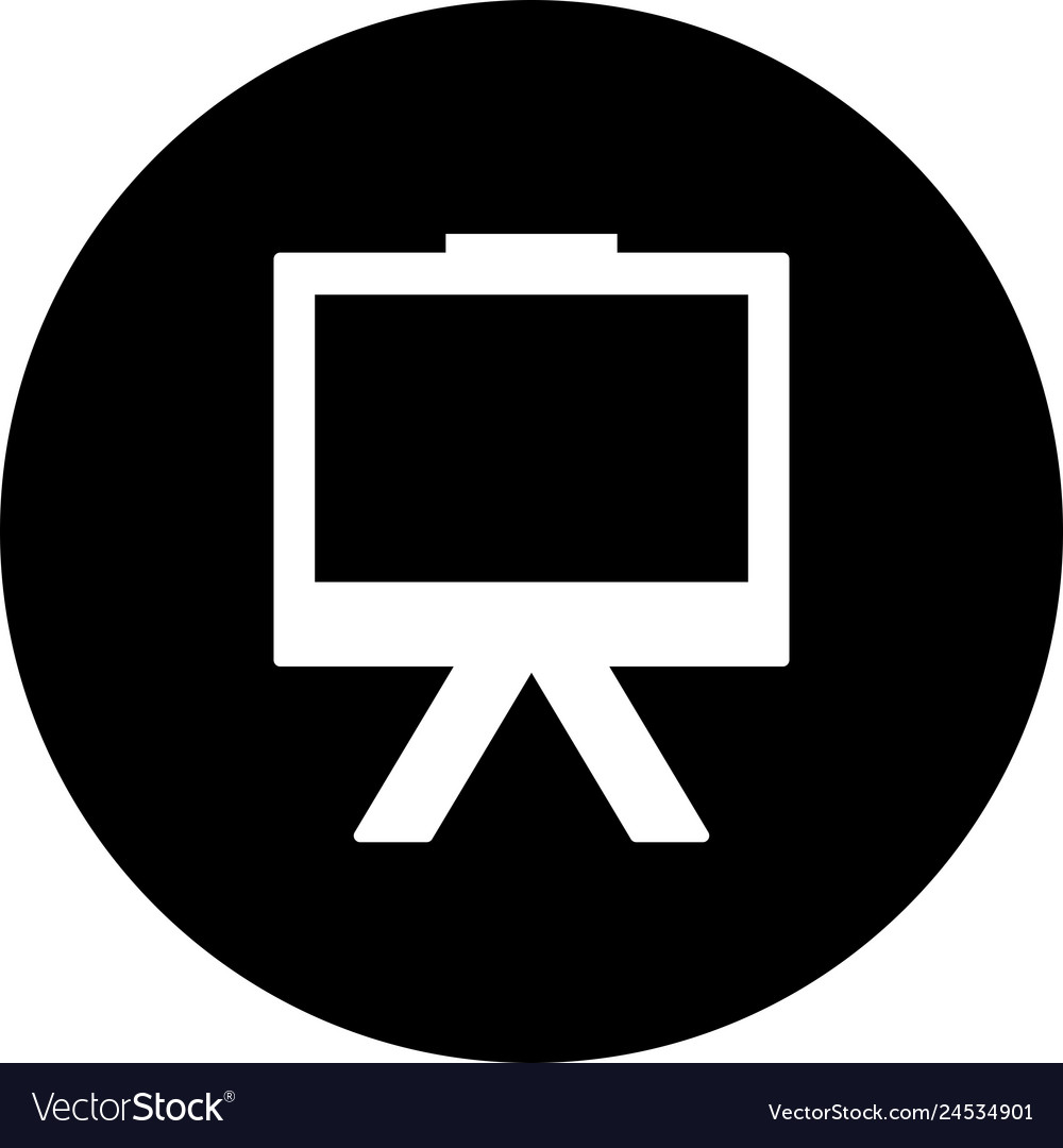 Black board icon