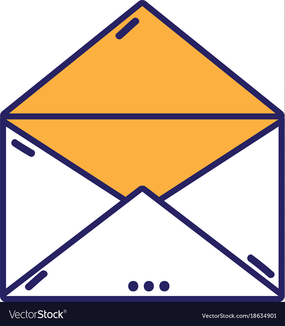 E-mail card with text information message