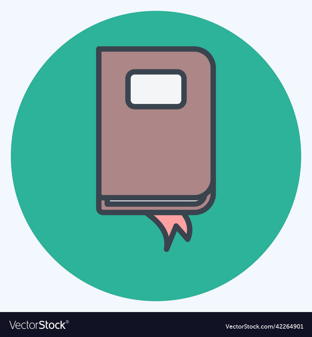 Icon notebook suitable for web interface symbol Vector Image