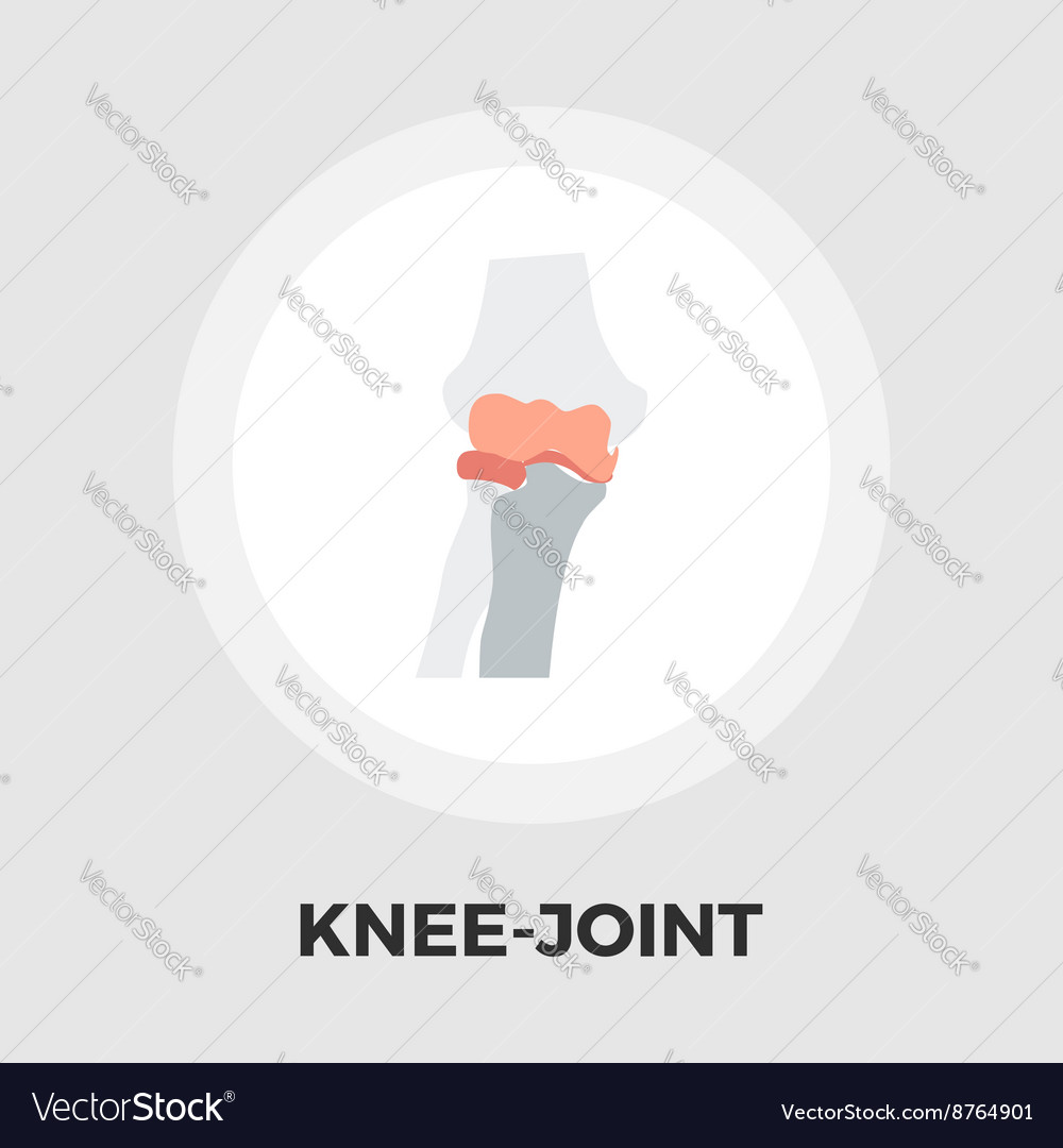 Kneejoint flache Ikone