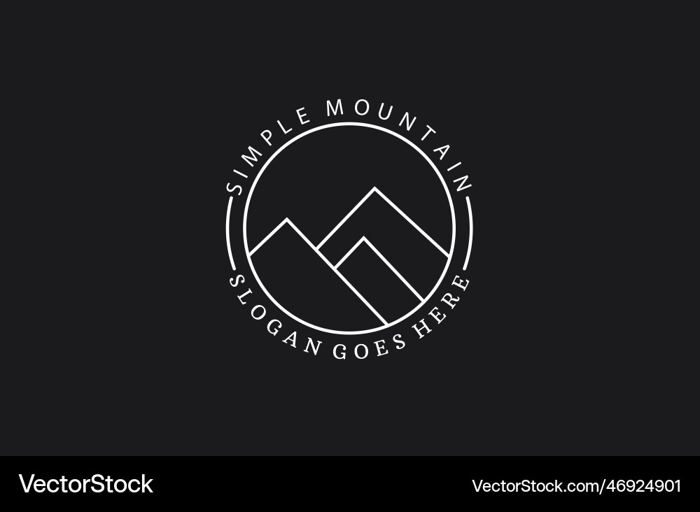 Mountain Royalty Free Vector Image - VectorStock