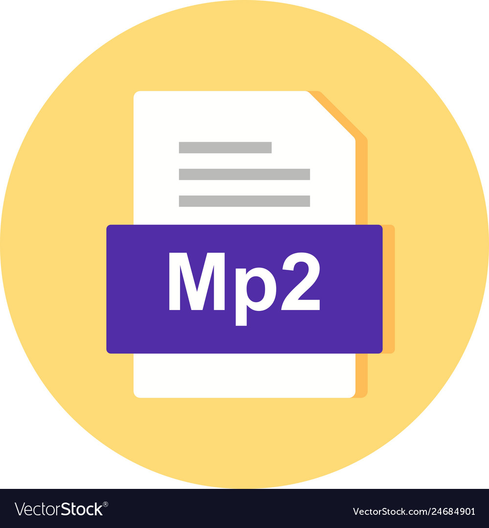 Mp2 file document icon