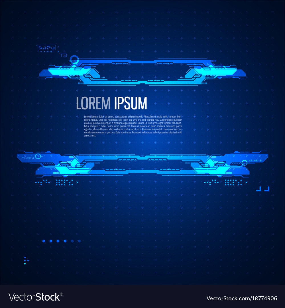 Futuristic graphic user interface