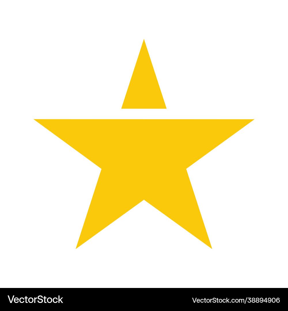 Gold star Royalty Free Vector Image - VectorStock
