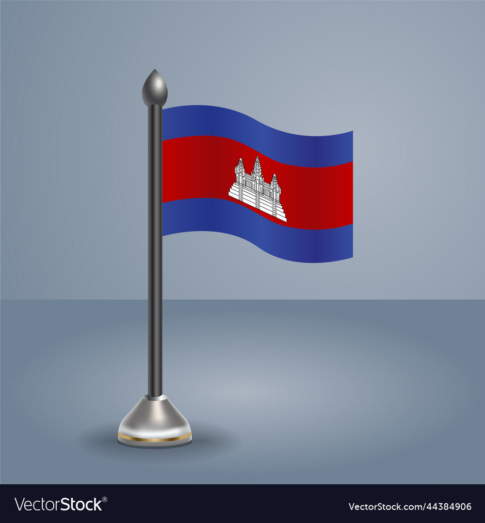 State table flag of cambodia