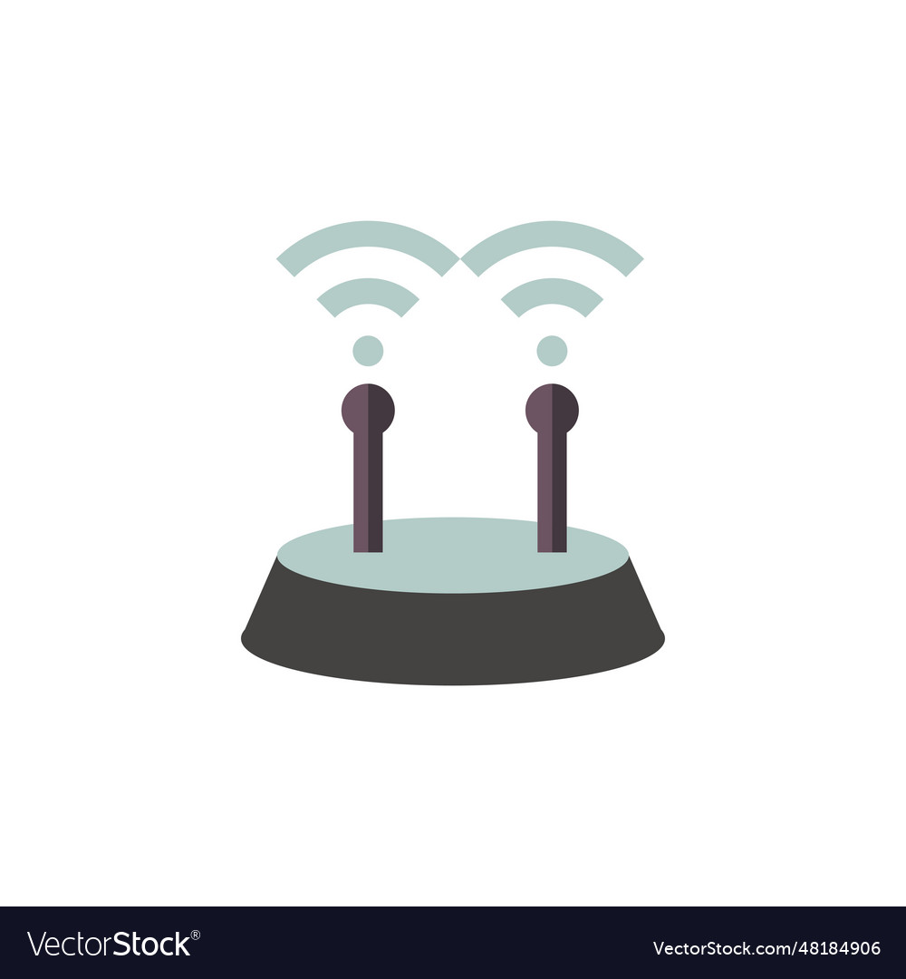 Wifi router icon vector image Wifi router icon