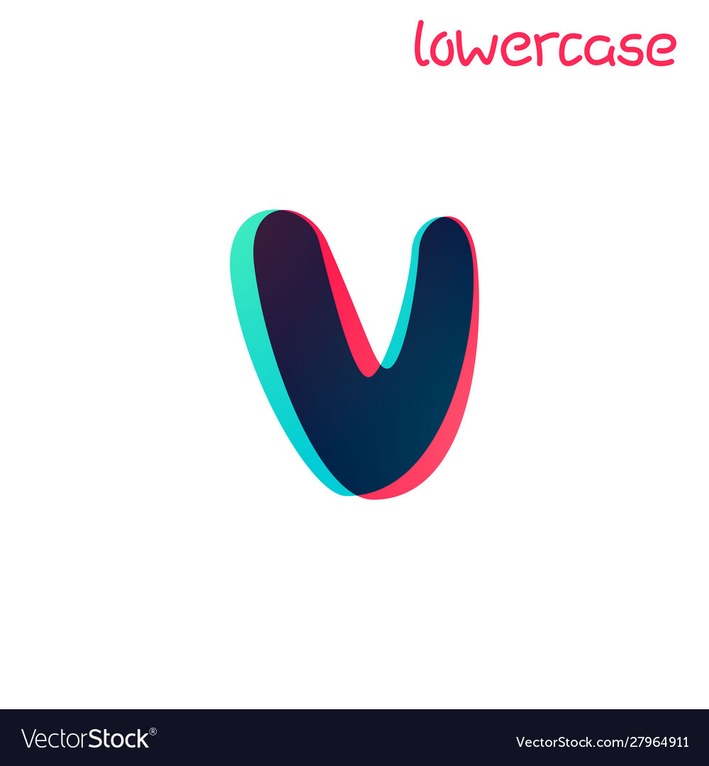 Dynamic Gradient V Logotype