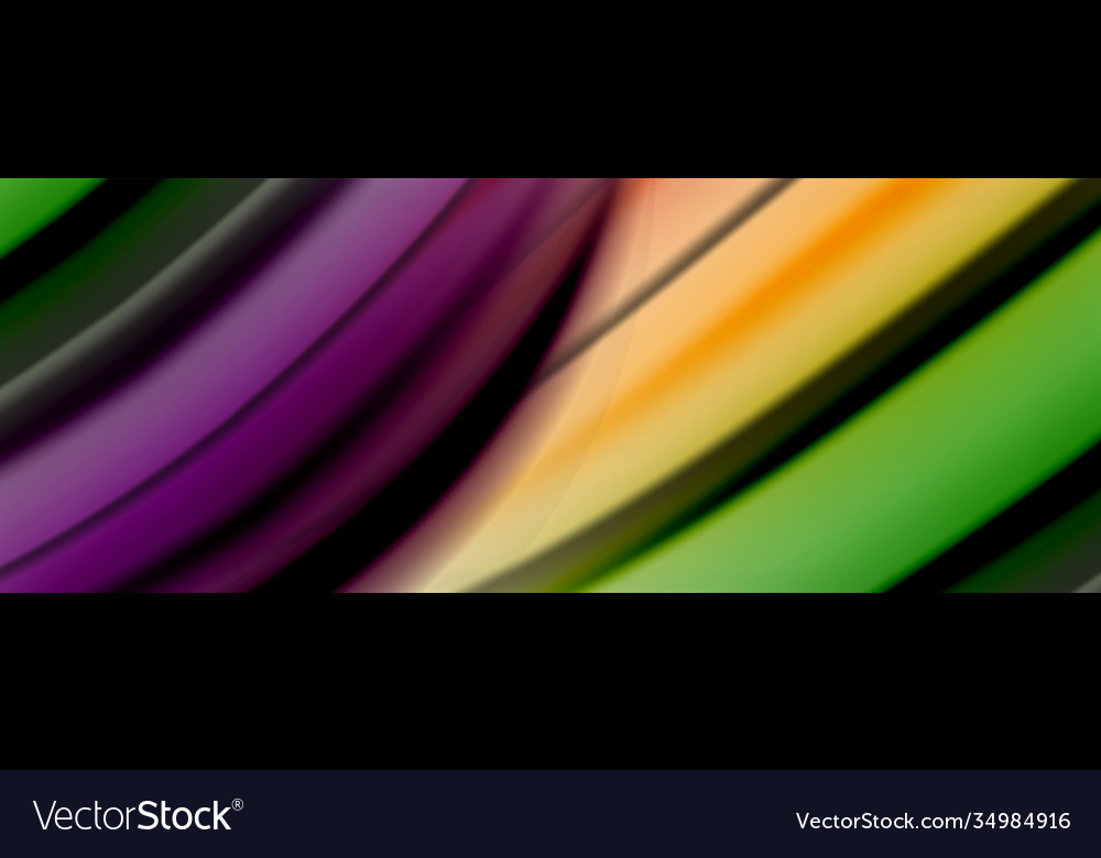 Abstract background smooth flowing lines blurred vector image Abstract background smooth flowing lines blurred