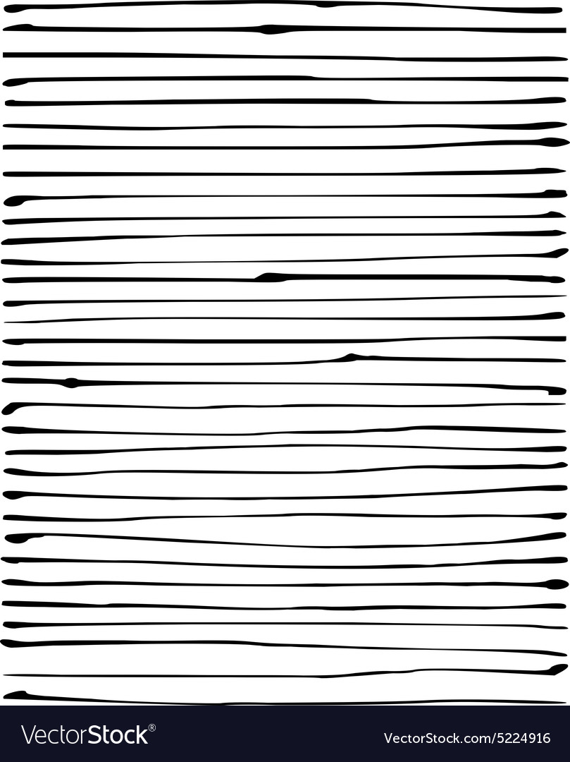 Black Stripe Pattern - Fluid Lines