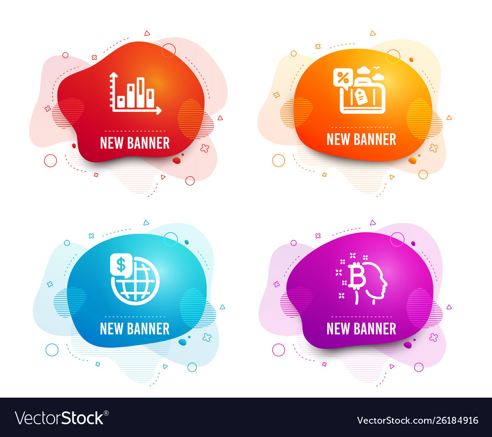 Diagram graph travel loan and world money icons