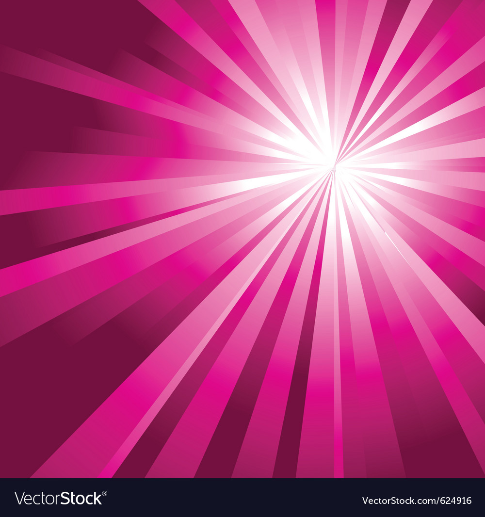 Pink Radial Burst Background