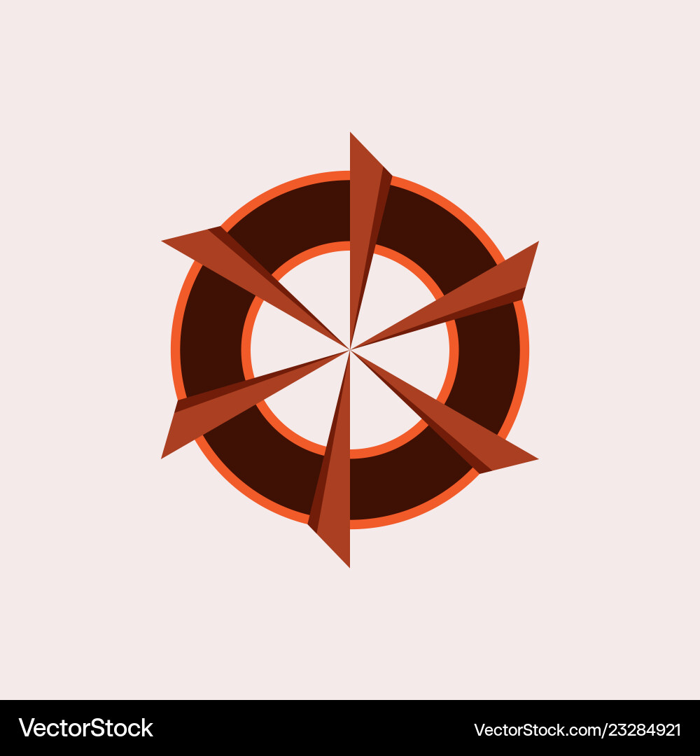 Abstract circle business logo Royalty Free Vector Image