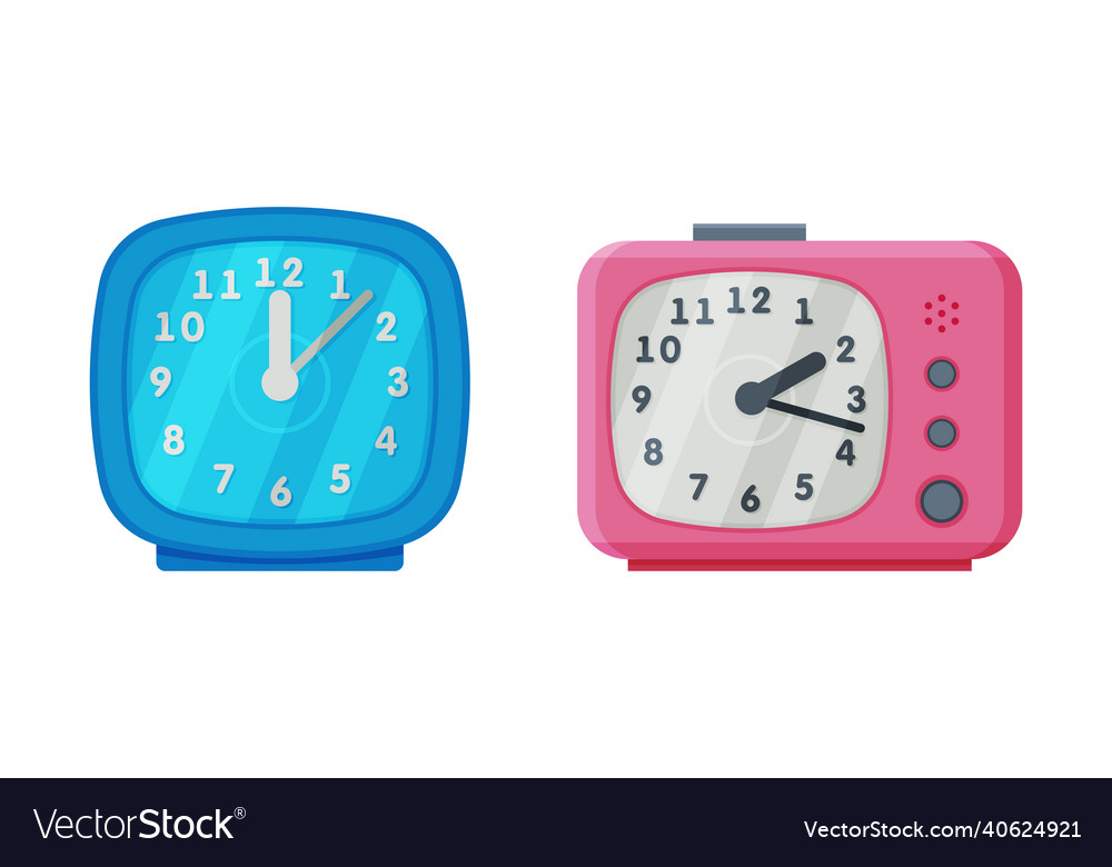 Clock with face and clockwork mechanism vector image Clock with face and clockwork mechanism