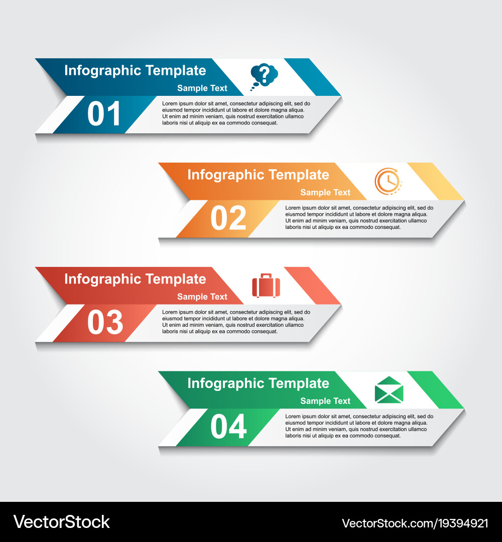 Infographics business template elements Royalty Free Vector