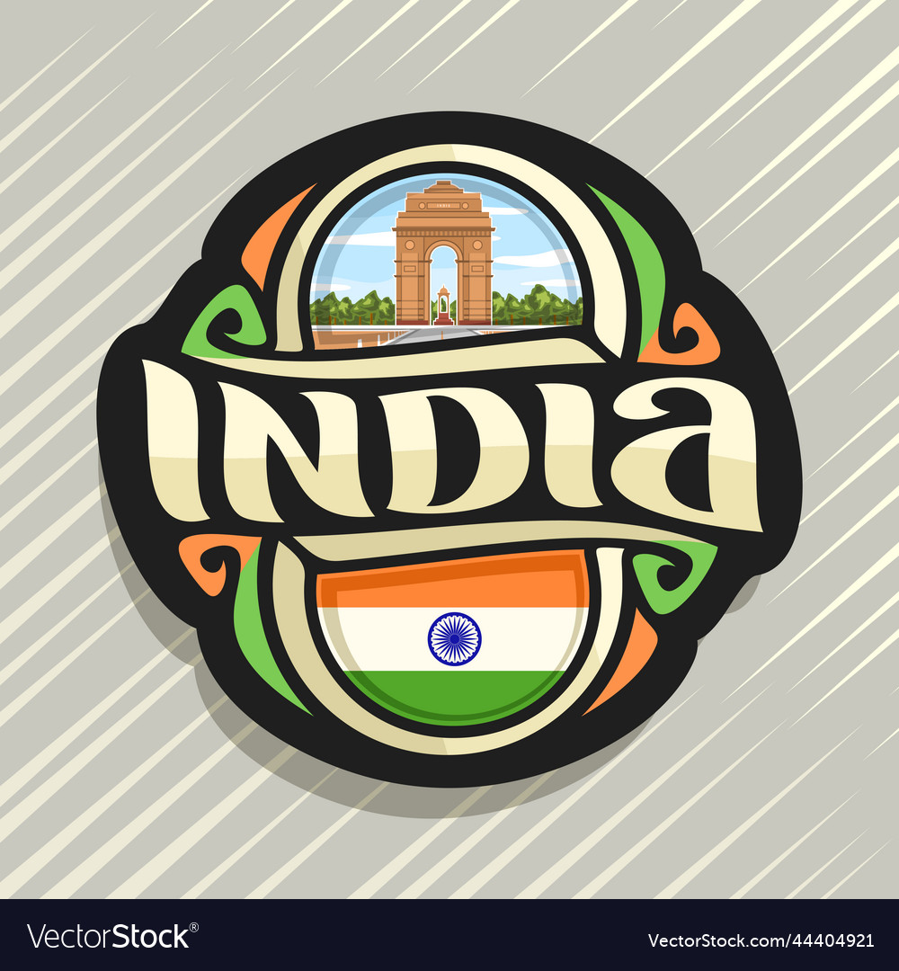 Logo for india Royalty Free Vector Image - VectorStock