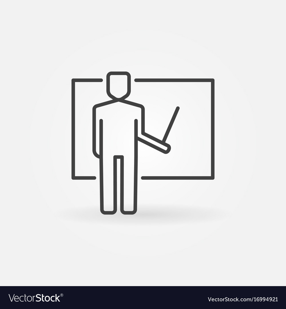 Teacher icon Royalty Free Vector Image - VectorStock