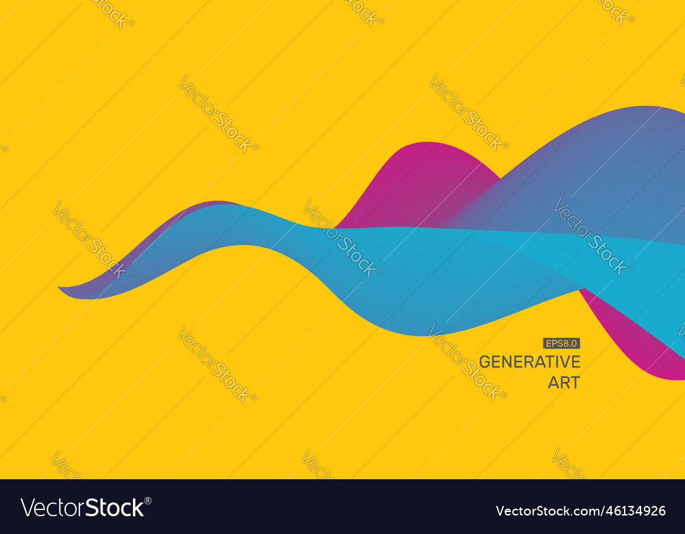 Abstract wavy pattern background for design vector image Abstract wavy pattern background for design