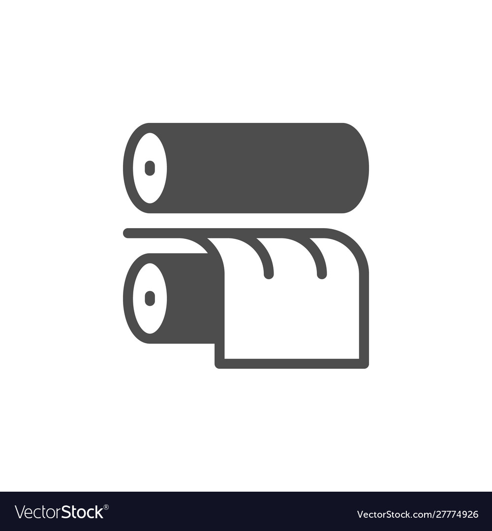 Printing rollers and industrial print icon Vector Image